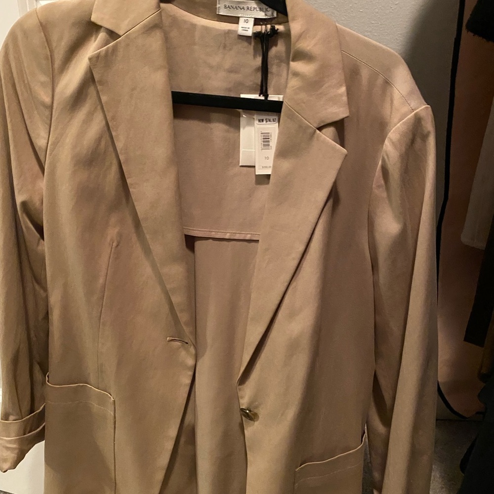 Banana Republic Women's Beige Blazer